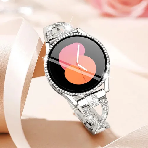Miniatura 7 de Correa para Galaxy Watch 4 en forma de X para Samsung Galaxy Watch 4 y 5, correa de 1.575 pulgadas (1.575 in) con protector de pantalla, liberación