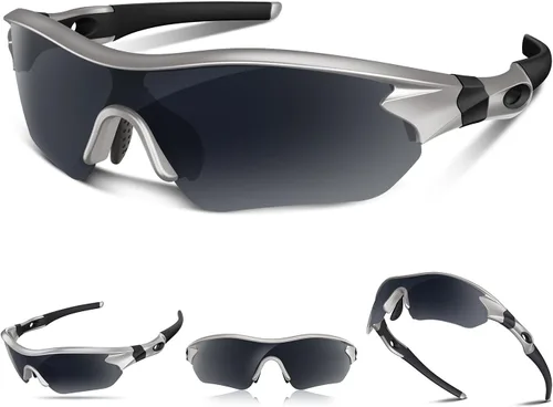 Miniatura 13 de Gafas de sol deportivas polarizadas para hombres y mujeres, jóvenes, béisbol, correr, pesca, tenis, golf, ciclismo, conducción, motor TAC UV400 TR90