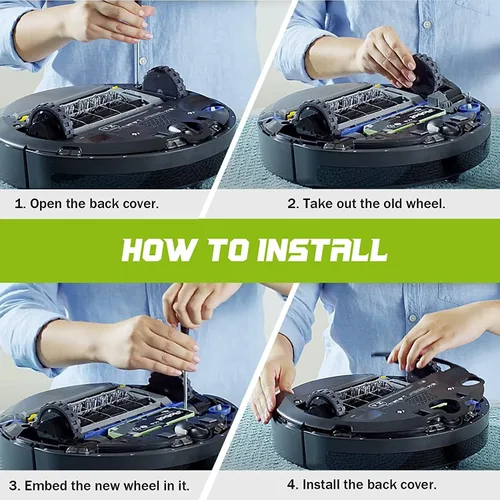 Miniatura 3 de Módulo de rueda motriz compatible con IRobot Roomba J9 J7 J7+ J6+ i8 i7 i7+ i6 i5 i5+ i4 i3 i3+ i2 Plus E5 E6 Robot Aspirador Accesorios