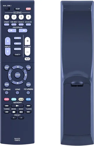 RAV575 VDM8700 - Control remoto de repuesto compatible con receptor AV Yamaha TSR-700 TSR700 RX-V6A RXV6A