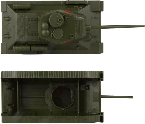 Miniatura 5 de BMC CTS WW2 Tanque soviético T-34 - Verde oliva 1:40 Vehículo del ejército de plástico T34 ruso