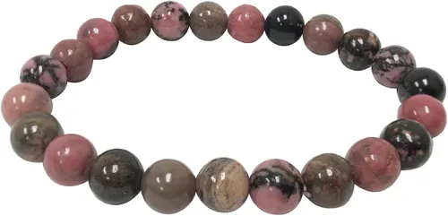 Miniatura 661 de Gem Avenue Handmade Round Bead Stretch Bracelet Unisex Natural Stone Beaded Jewelry for Men & Women, Elastic Wristband for Daily Wear