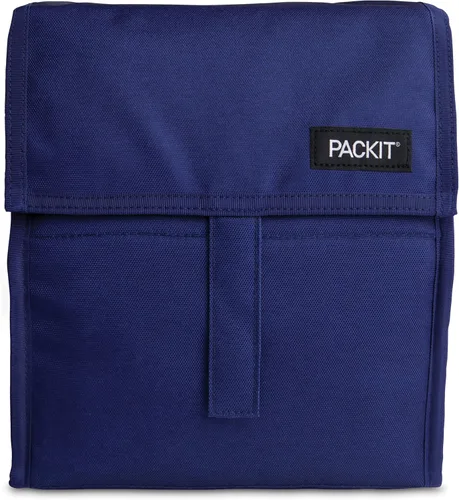 Miniatura 10 de PackIt Lonchera congelable con cierre, teñido anudado aguamarina Tinte brisa