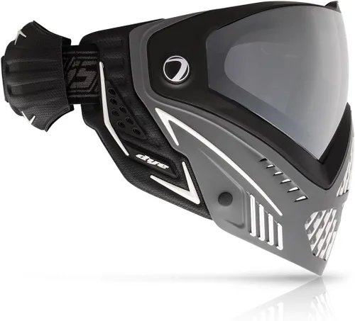 Miniatura 8 de Dye i5 Gafas de paintball – Lente térmica antivaho – Correa GSR Pro, orejas formadas por compresión – Protección facial profesional Ónice