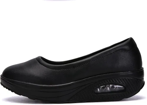 Miniatura 3 de Veroders Working Nurse Shoes Platform Sneakers - Women's Breathable Mary Jane Sneakers Lightweight Walking Sneakers Wedges Slip On Walking Shoes for
