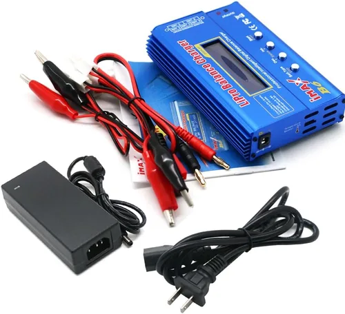 Miniatura 7 de IMAX B6 Cargador de Equilibrio de Batería Lipo de 80W Descargador de 6A, RC Hobby Lipo NiMh Li-ion Ni-Cd Cargador de Equilibrio Digital Lipro