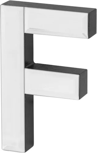 COLLECTIVE HOME - Letra decorativa de madera y vidrio espejado de 7 pulgadas de alto, decoración de pared para el hogar, el dormitorio y la oficina.
