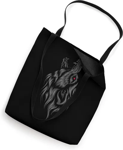 Miniatura 2 de Viking Fenrir Wolf aulla a los dioses - Bolso de mano de mitología nórdica