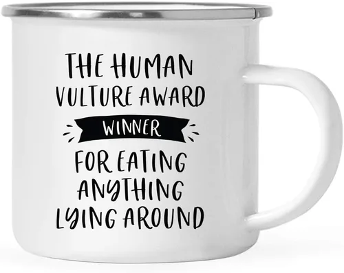 Miniatura 21 de Andaz Press Taza de café de acero inoxidable de 11 onzas con diseño de fogata, regalo divertido para compañero de trabajo, ganador del premio