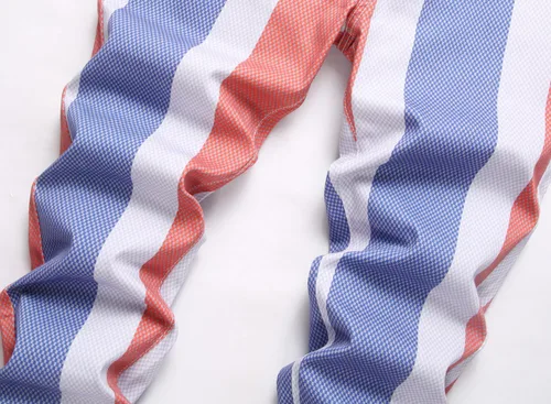 Miniatura 145 de Enrica Pantalones vaqueros estampados casuales para hombre