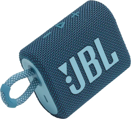 JBL Go 3 - Mini parlante Bluetooth portátil, audio grande y graves impactantes, impermeabilidad IP67 y a prueba de polvo, 5 horas de reproducción,