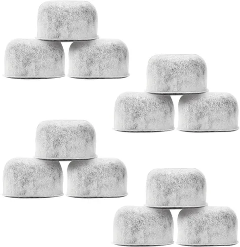 BRENSTEN Paquete de 12 filtros de agua de carbón de repuesto para cafeteras Keurig, cartuchos de filtro de agua compatibles con Keurig, ajuste