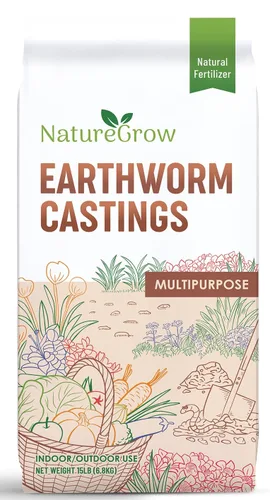 Miniatura 2 de Lombricomposta de Tierra - Fertilizante orgánico de 1 lb con ácido húmico - Lombricomposta pura para jardinería