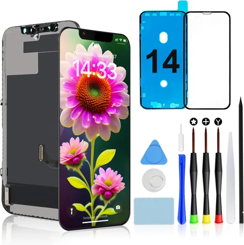 Miniatura 19 de Brinonac Kit de reemplazo de pantalla para iPhone 13, pantalla LCD Full HD Retina de 6.1 pulgadas, conjunto de ensamblaje del digitalizador de Negro