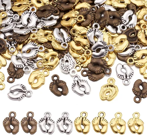 Miniatura 14 de Craftdady Colgantes de aleación de plata antigua estilo tibetano, bonitos dijes colgantes de metal, colgantes de animales vintage, dijes colgantes