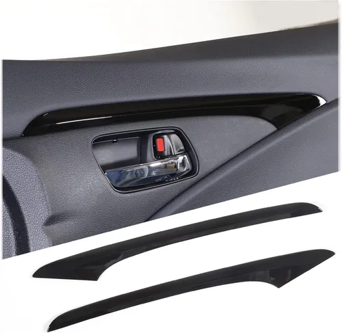 Miniatura 8 de 2 piezas de tira decorativa interior para puerta delantera para Honda Pilot 2016 2017 2018 2019 2020 2021 2022, protector de pegatina para panel