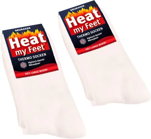 Miniatura 4 de Paquete de 2 calcetines térmicos BRUBAKER Heat my Feet - Pies cálidos - Fibras aislantes que encierran el calor