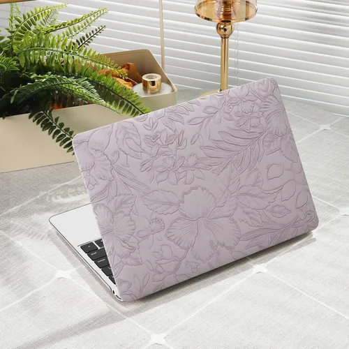 Miniatura 15 de iCasso Funda para MacBook Air de 13 pulgadas 2017-2010 versión anterior modelo A1466 A1369, carcasa rígida de cuero retro para MacBook Air de 13