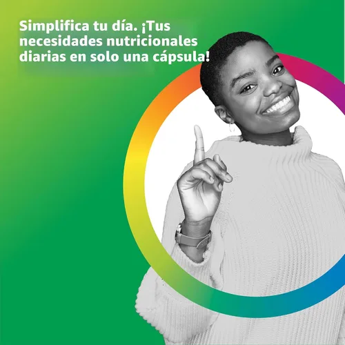 Miniatura 3 de Rainbow Light Multivitamínico One + para mujer 60 cápsulas Apoya la energía y la salud antioxidante Nutrientes alimentarios reales, enzimas