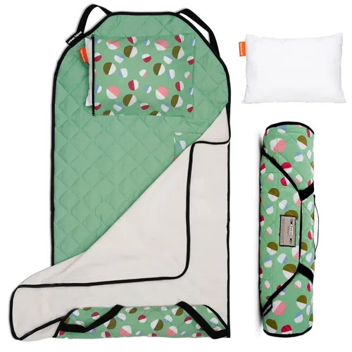 Miniatura 18 de Urban Infant Tot Cot Tapete de Siesta para Niños - Tapete de Siesta para Niños Pequeños Guardería Preescolar Cubierta de Ropa de Cama con Manta