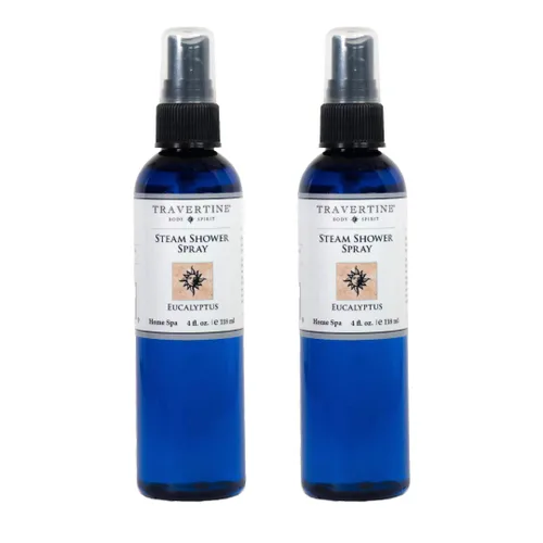 Miniatura 10 de Travertine Spray de ducha de vapor Spa, eucalipto y cítricos, 2 onzas.