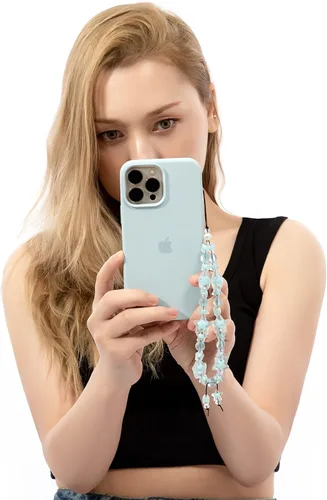 Miniatura 4 de Correa de muñeca para celular, bonita cadena para teléfono, cordón para teléfono, cadena con cuentas de arcilla, accesorios para teléfono, lindas