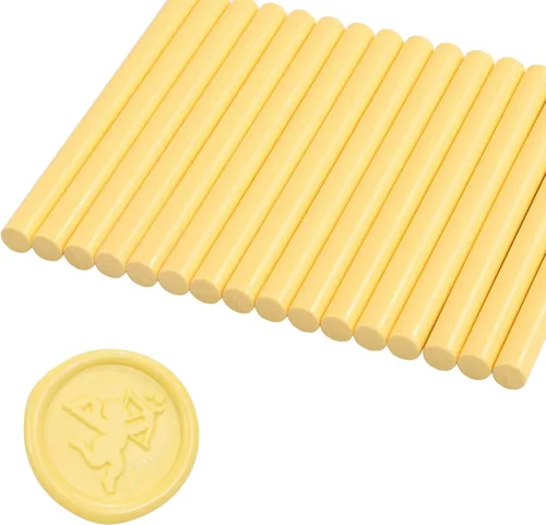 Miniatura 14 de Yoption 15 barras de cera para sellar pistola de pegamento para sello de cera, ideal para invitaciones de boda, sobres, tarjetas, ideas de regalo