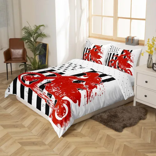 Miniatura 27 de Erosebridal Juego de ropa de cama con diseño de galaxia tamaño matrimonial, diseño de atrapasueños con temática bohemia, juego de funda de edredón