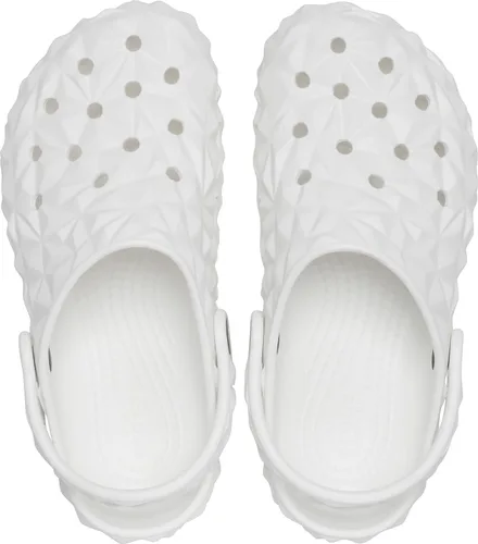 Miniatura 6 de Crocs Zueco geométrico clásico unisex para adultos K WHI