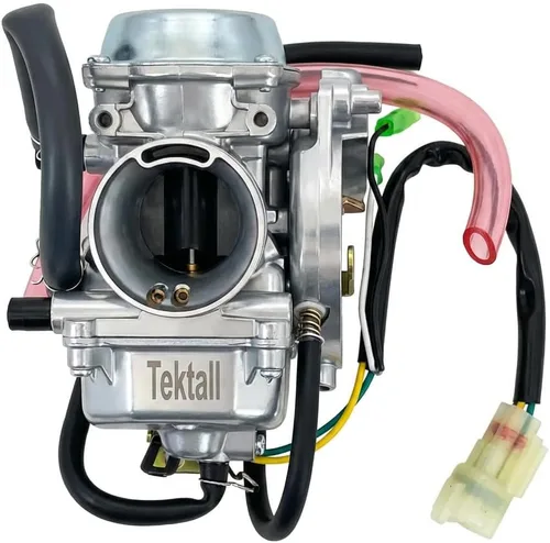 Miniatura 7 de Carburador para Ka.wasaki KVF300 KVF 300 Prairie 300 2X4 4X4 1999-2002 ATV KVF300B KVF300A OE # 15003-1437 con kit de herramientas de limpieza