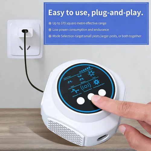 Miniatura 3 de Repelente ultrasónico de plagas para interiores, trampas para ratones para el hogar, repelente de ratones, dispositivo ultrasónico, repelente