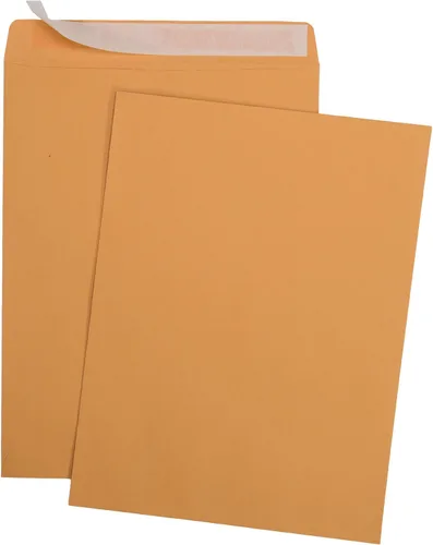 Miniatura 3 de Aimoh Sobres de catálogo de papel kraft marrón autosellado de 9 x 12 pulgadas, 28 libras, 9 x 12 pulgadas, 1 caja, 5 paquetes, 500 sobres (38300-CS)
