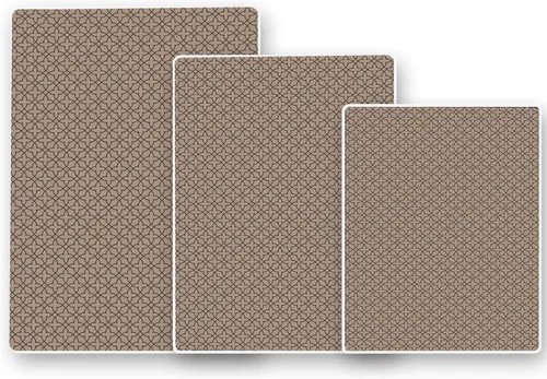 Miniatura 10 de Alfombra de baño de microfibra de 20 x 16 pulgadas, diseño de capuchino de color deslizante, 1 S