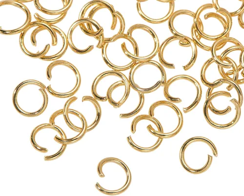 Miniatura 9 de DanLingJewelry 1000 anillos de salto abiertos de acero inoxidable 304 calibre 17 de 0.394 in para hacer joyas, conectores de joyería, encontrar