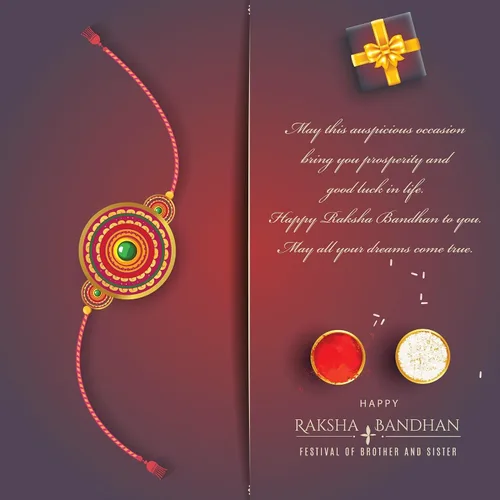 Miniatura 6 de Rakhi/Rakhi for Brother/Rudraksha Rakhi/Send rakhi to USA/Rakhi for Brother with Gift Set/Rakhi Bracelet/rakhi for brother and bhabhi/Rakhi Set
