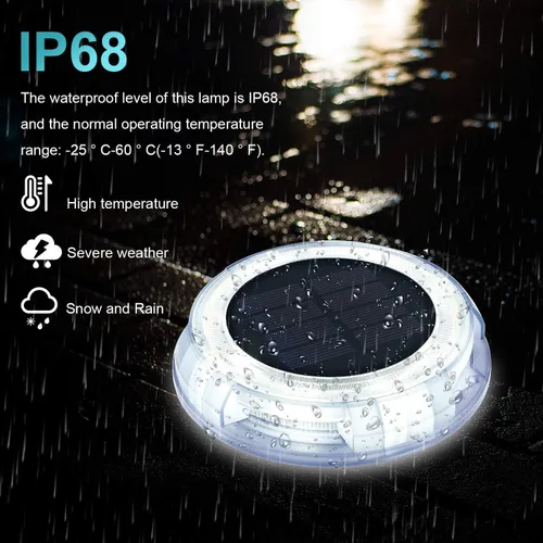 Miniatura 8 de eLEDing Luz de inundación con sensor de movimiento solar – Luz de seguridad LED para exteriores de 1000 lúmenes, del atardecer al amanecer +