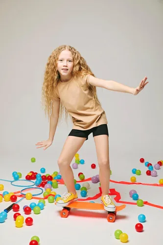 Miniatura 56 de Lilax Pantalones cortos de baile básicos y suaves para niñas para gimnasia o debajo de las faldas