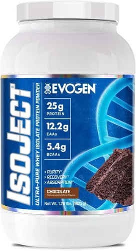 Miniatura 24 de Evogen Isoject - Aislado de proteína de suero Proteína de suero en polvo ultra pura con enzimas encendedoras, BCA y EAA Absorción y recuperación