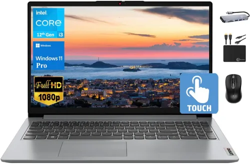 Miniatura 10 de Lenovo IdeaPad 3i Business Laptop 2023, pantalla táctil FHD IPS de 15.6 pulgadas, Intel Core i3-1115G4 (hasta 4.10 GHz), 8 GB de RAM, 512 GB SSD