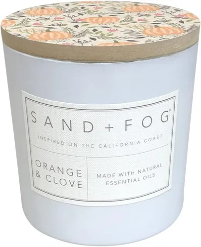 Miniatura 19 de Sand + Fog Vela aromática - Calabaza y Clavo – Fragancias y tamaños adicionales – Mecha 100% de algodón sin plomo - Velas de lujo en tarro