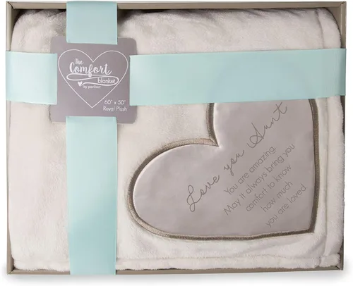 Miniatura 5 de Pavilion Gift Company 19505 Comfort Blanket - Manta de felpa real gruesa y cálida de 320 GSM
