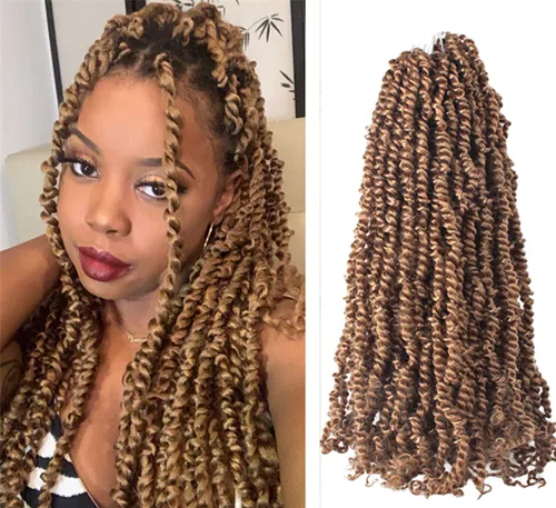 Miniatura 71 de BOHOBABE Cabello de Ganchillo Pre-retorcido Passion Twist de 14 Pulgadas Cabello Corto Ombré Gris Pre-enrollado de Ganchillo Passion Twist para Gris