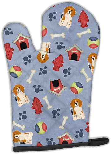 Miniatura 81 de Caroline's Treasures BB2732OVMT Dog House Collection Border Collie - Guante de horno grueso resistente al calor para sartenes calientes y horno