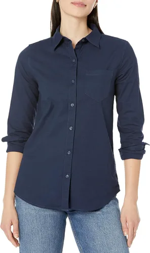 Miniatura 8 de Amazon Essentials Camisa Oxford elástica de manga larga con botones para mujer (disponible en tallas extragrandes)