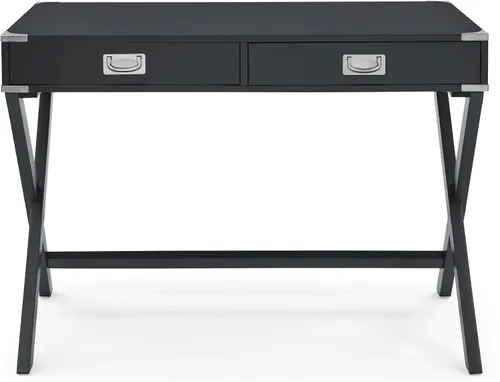 Miniatura 4 de ECLYL Escritorio para computadora con almacenamiento, escritorio de madera maciza con cajones, mesa de estudio moderna para oficina en casa