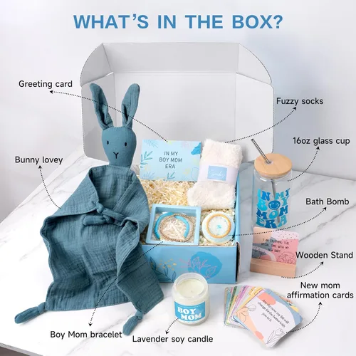 Miniatura 2 de Paquete de cuidado para nuevas mamás después del bebé, regalos para la nueva mamá y regalos esenciales para bebés, regalo posparto para futuras
