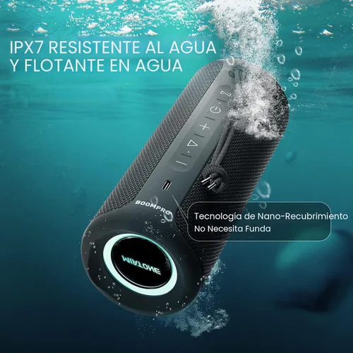 Miniatura 6 de MIATONE Altavoces Bluetooth 36W TWS Altavoz portátil con sonido estéreo graves, Bluetooth 5.3 inalámbrico USB tipo C al aire libre, 5000mAh 24H