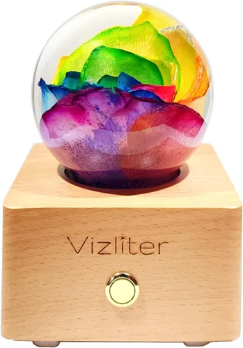 Miniatura 3 de Vizliter Auriculares Bluetooth prismáticos y altavoz Bluetooth Rainbow Rose Combo