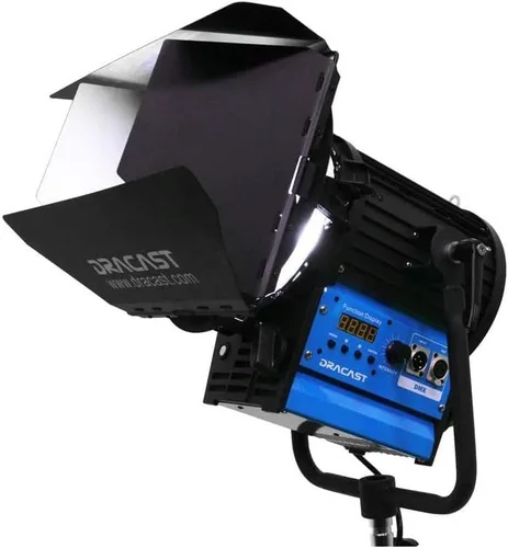 Miniatura 5 de Dracast Fresnel Studio Series LED2000 Luz bicolor Ángulo de haz ajustable de 15-60 grados 3000K - 6500K CCT bicolor Adj 0% - 100%