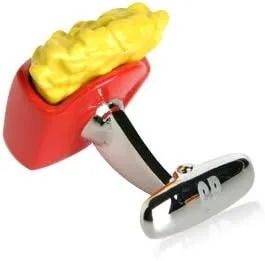 Miniatura 4 de Cuff-Daddy - Gemelos de papas fritas con caja de presentación